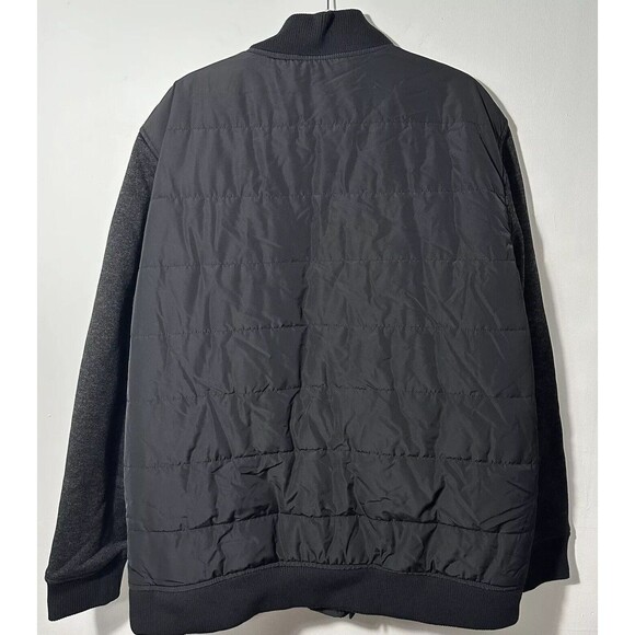 Apt 9 Jacket Men’s Size XXL Black Knit Sherpa Bomber Full Zip W/Pockets Casual - Picture 11 of 15